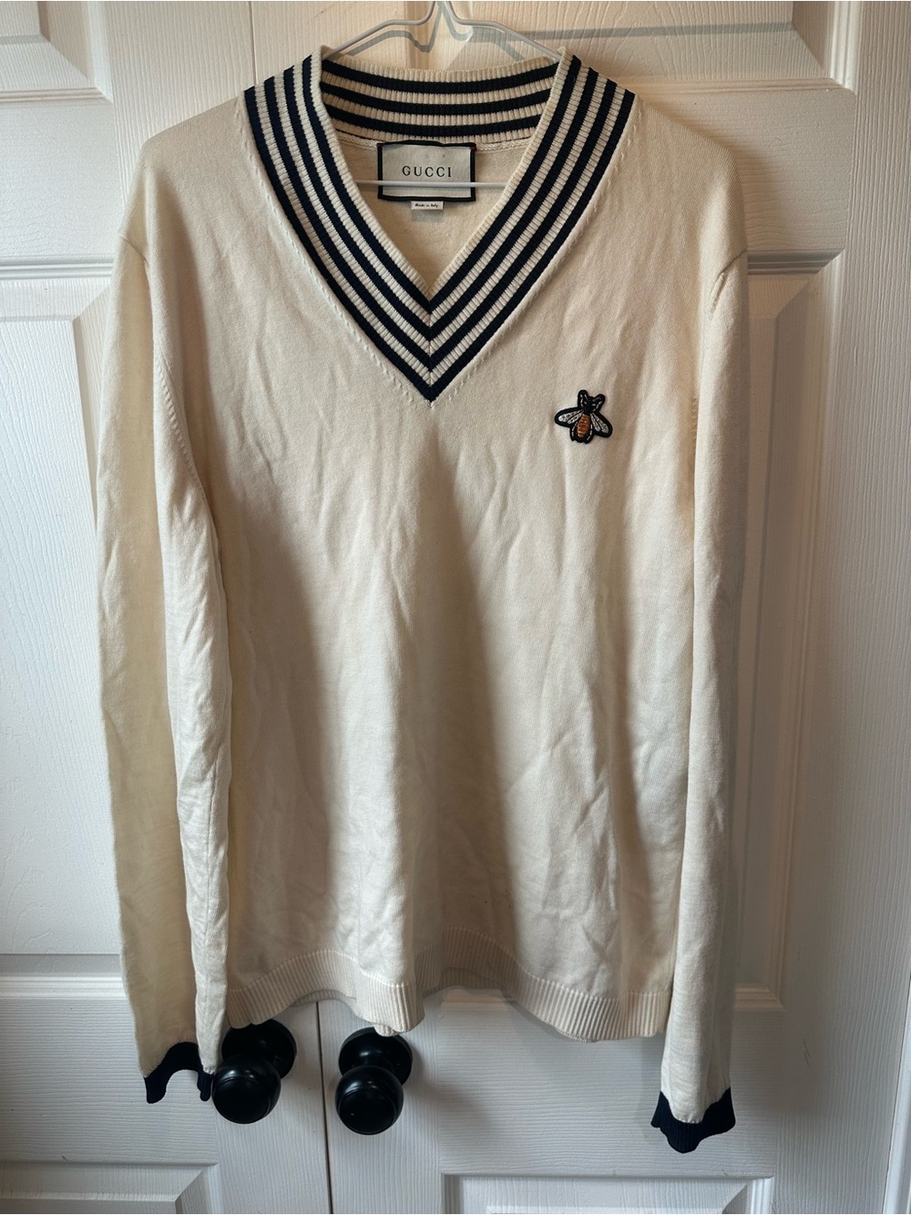Gucci Bee Appliqué Sweater